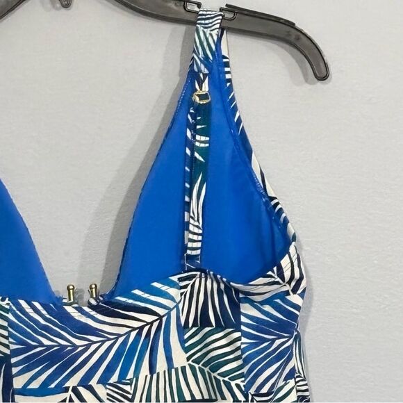 BLEU BY ROD BEATTIE | Navy Shady Days Women’s Tankini Swim Top Bikini Swimsuit - Picture 12 of 16